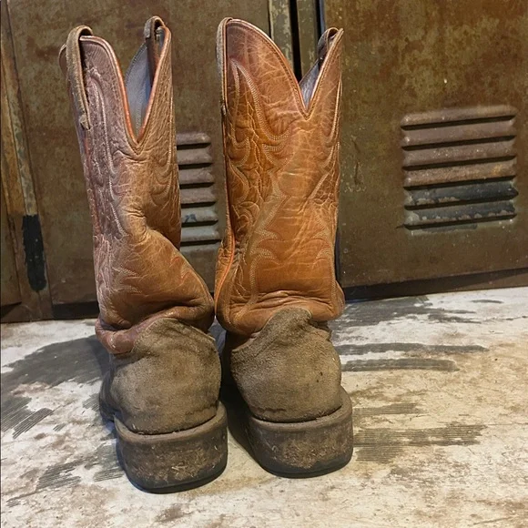 Vintage Western Leather Boots - Picture 3 of 4
